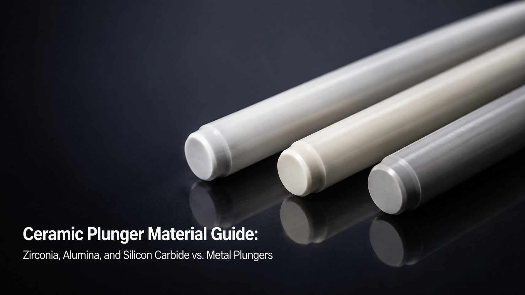 Ceramic Plunger Material Guide: Zirconia, Alumina, and Silicon Carbide vs. Metal Plungers
