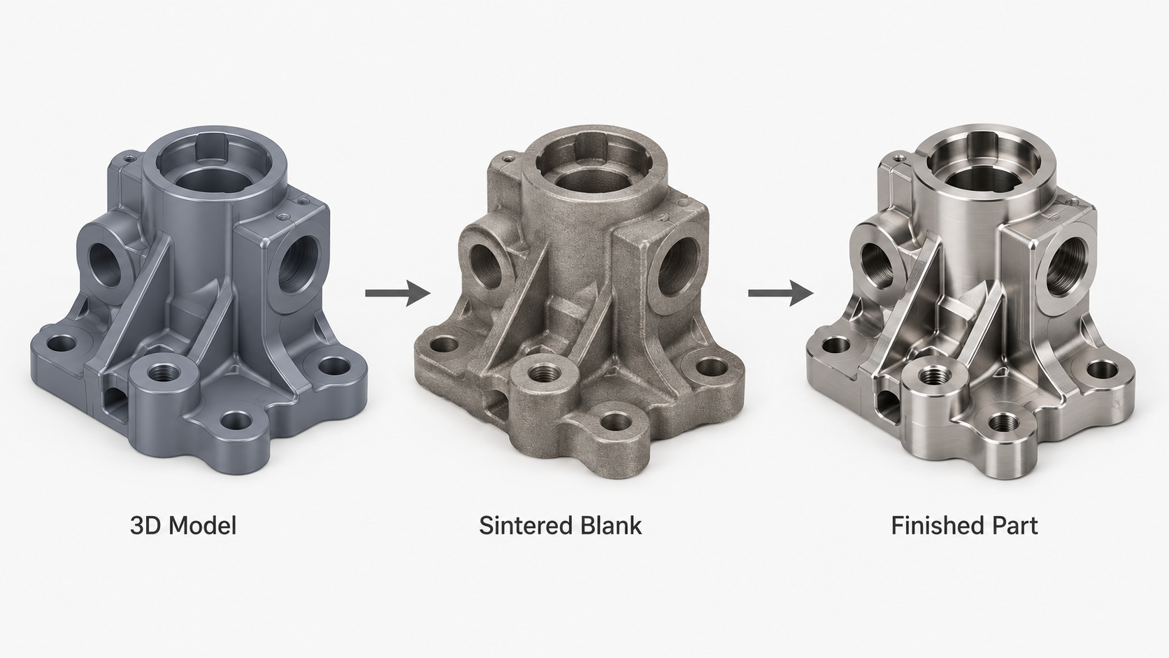 Metal Powder Compaction and MIM Manufacturing for Complex Metal Parts
