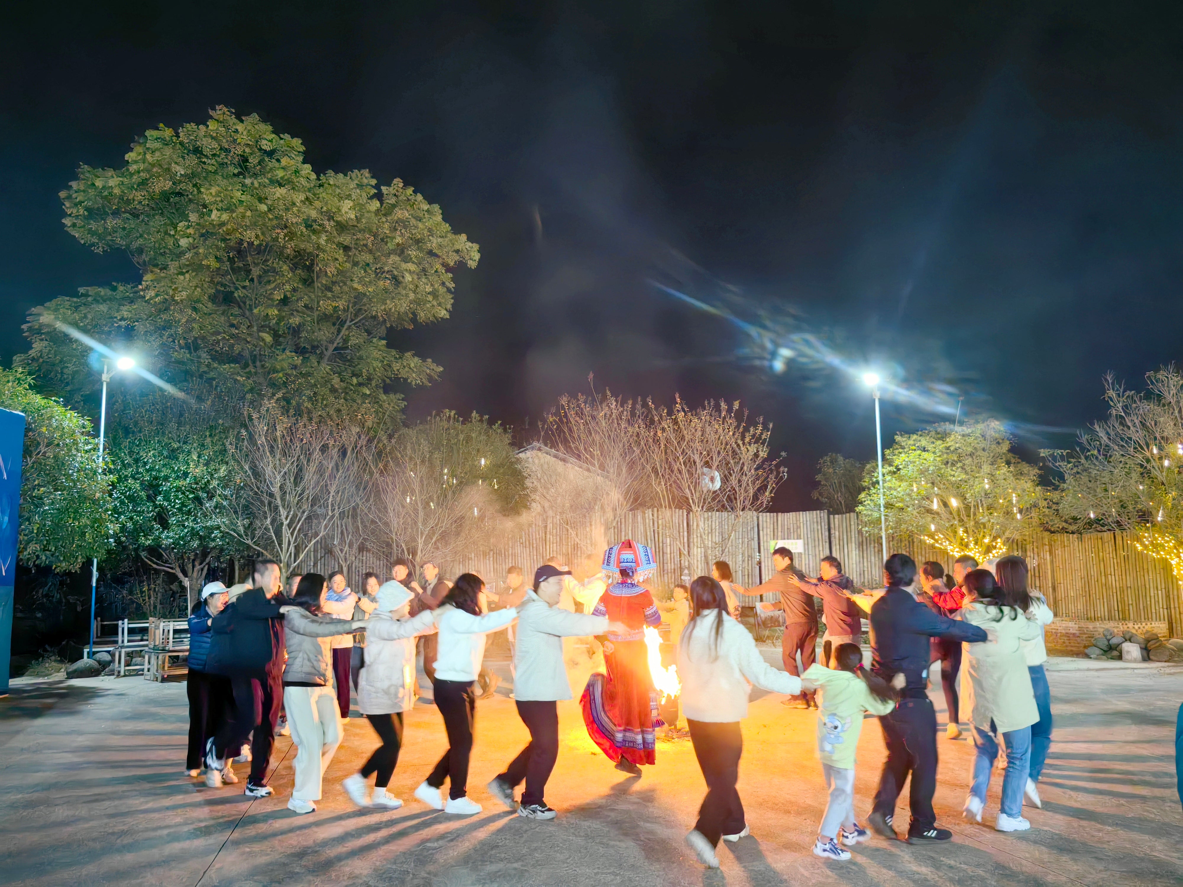 Bonfire Party at a Chinese Ceramic Injection Molding Factory