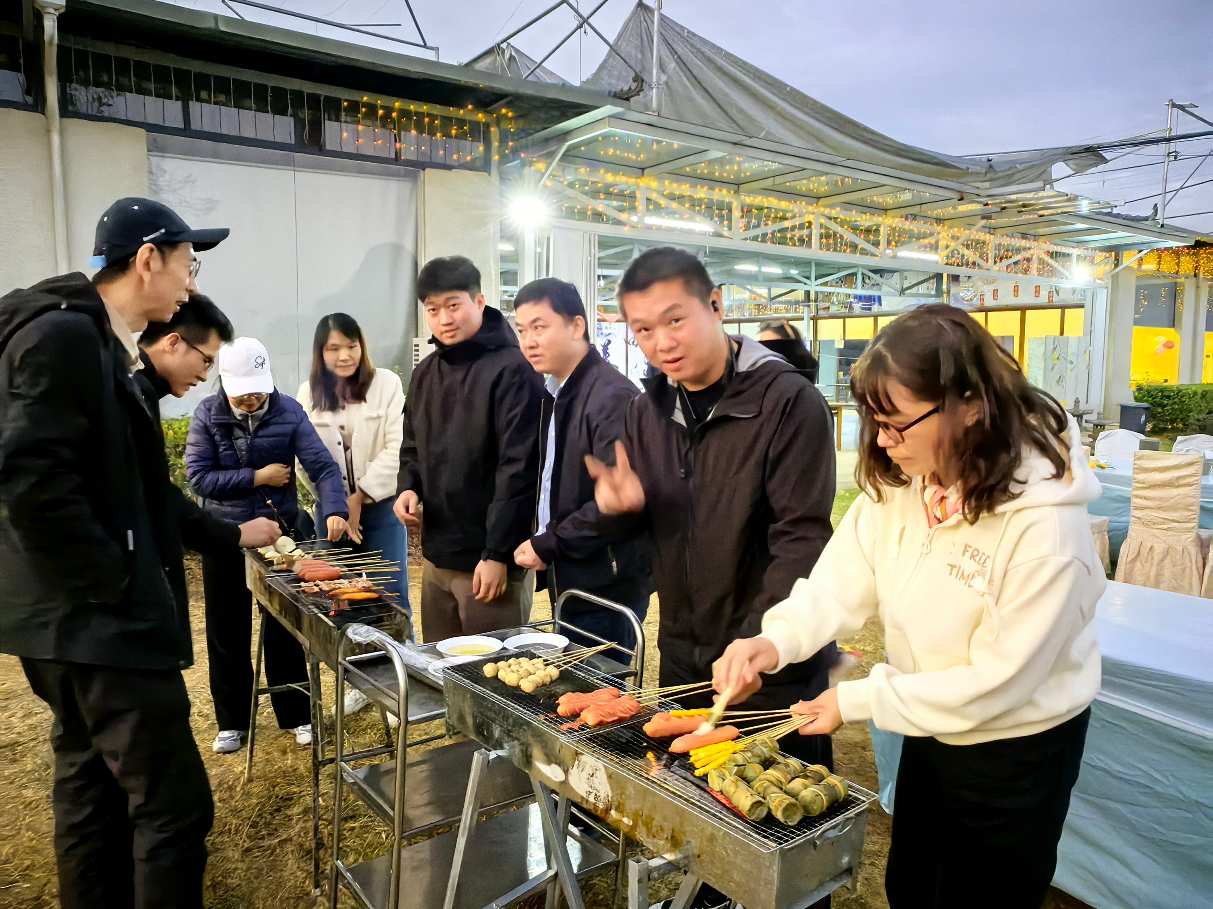 Ceramic Injection Molding Engineer with Over 15 Years of Experience Enjoying Outdoor Barbecue